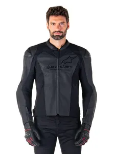 Alpinestars Skinnjacka Faster v3 Airflow Svart/Svart