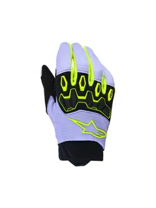Alpinestars Handskar Youth Full Bore v2 Lila/Fluo Gul 