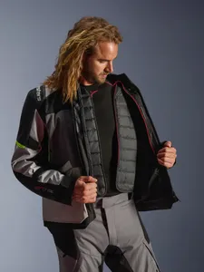 Alpinestars Jacka Andes v4 Drystar Grå/Fluo Gul