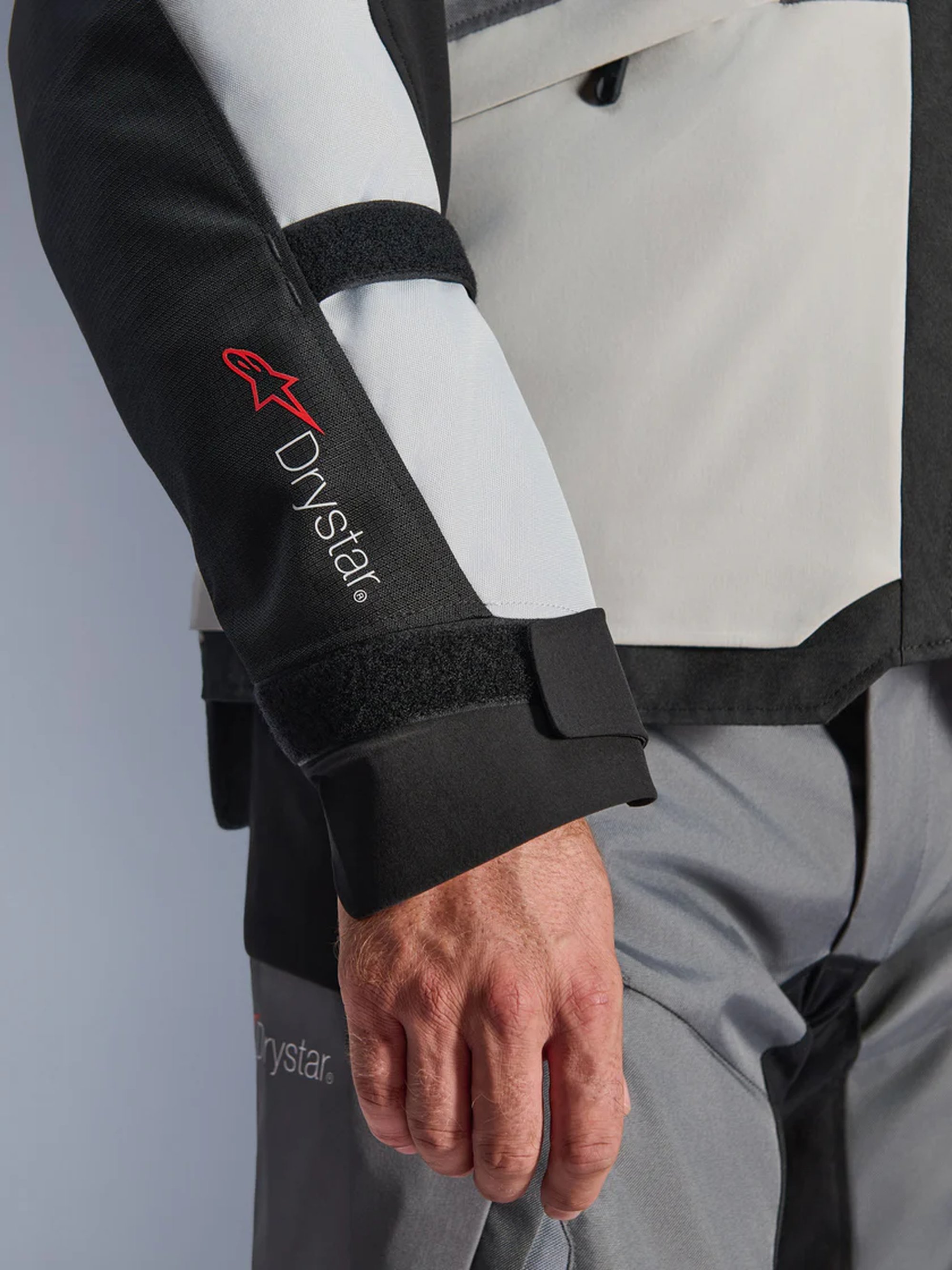 Alpinestars Jacka Andes v4 Drystar Grå/Fluo Gul