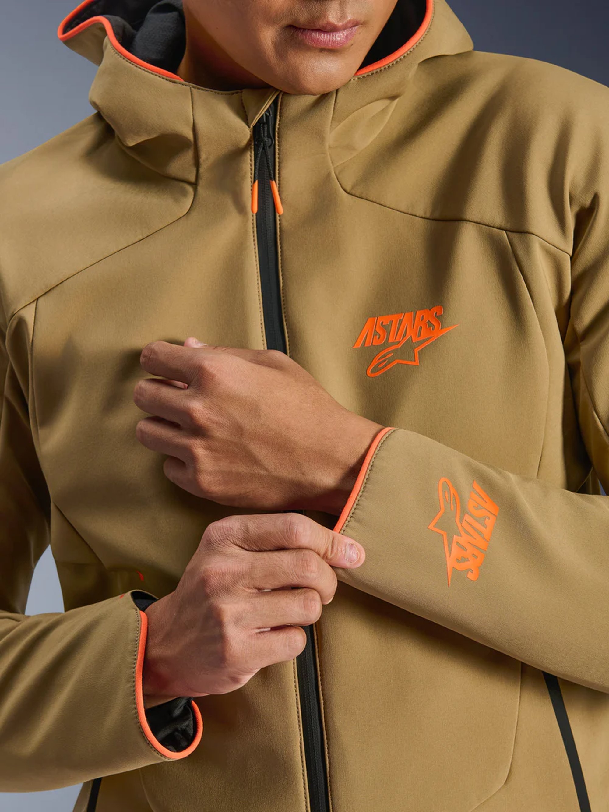 Alpinestars Jacka Aeroshell Vattentät Khaki