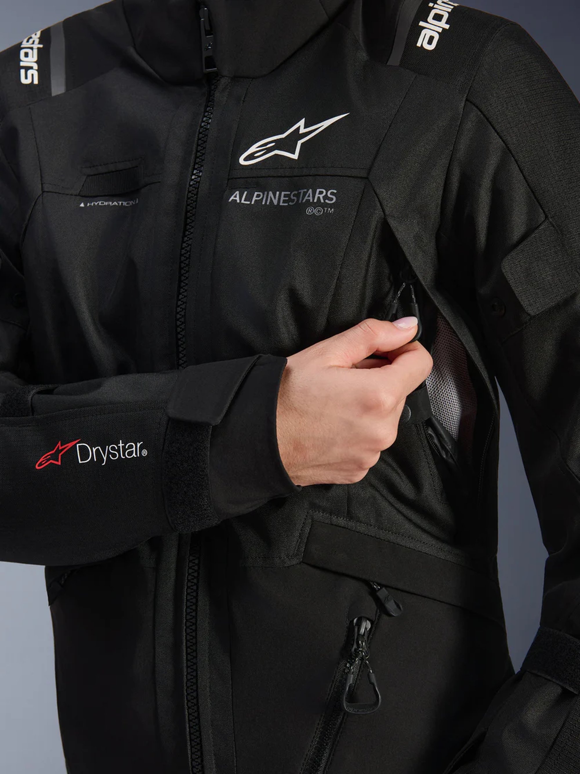 Alpinestars Jacka Dam Andes v4 Drystar Svart