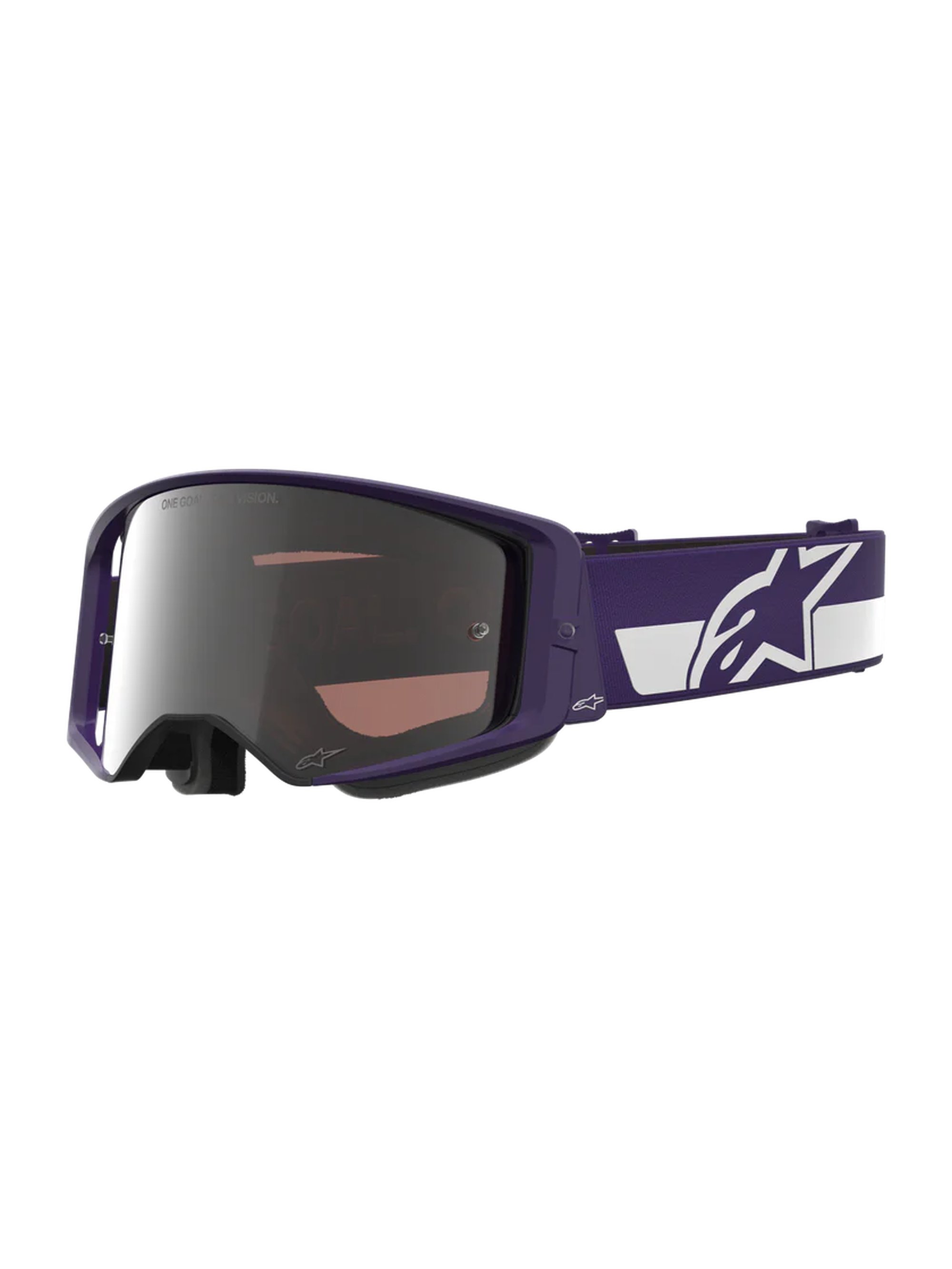 Alpinestars Goggle Supertech LTD HUNTA96 XXV PURPLE WHITE MIRROR SILVER