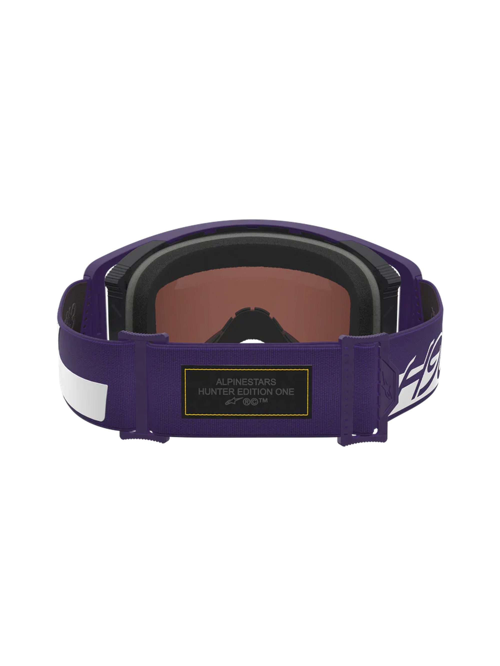 Alpinestars Goggle Supertech LTD HUNTA96 XXV PURPLE WHITE MIRROR SILVER