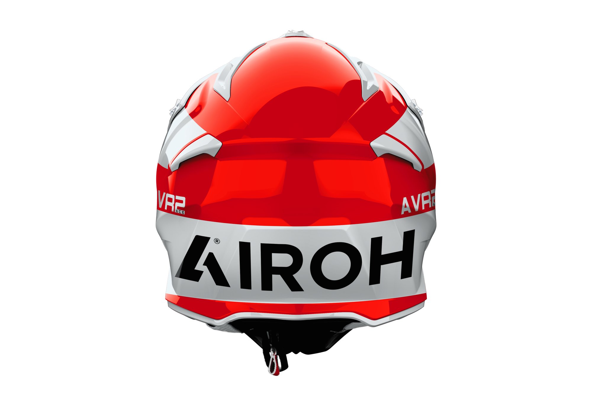 Airoh Hjälm Aviator Ace 2 Iron Röd/Vit