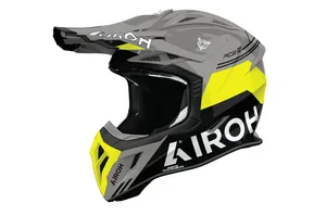 Airoh Hjälm Aviator Ace 2 Fury Svart/Grå/Gul