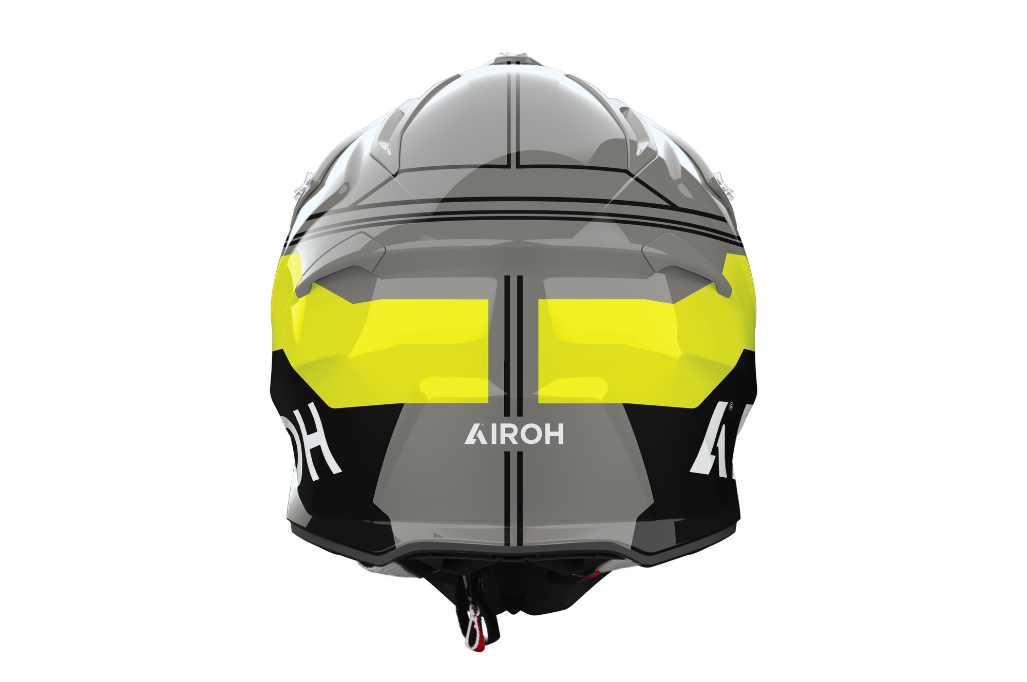 Airoh Hjälm Aviator Ace 2 Fury Svart/Grå/Gul