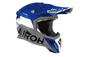 Airoh Hjälm Aviator Ace 2 Fury Blå/Grå/Vit