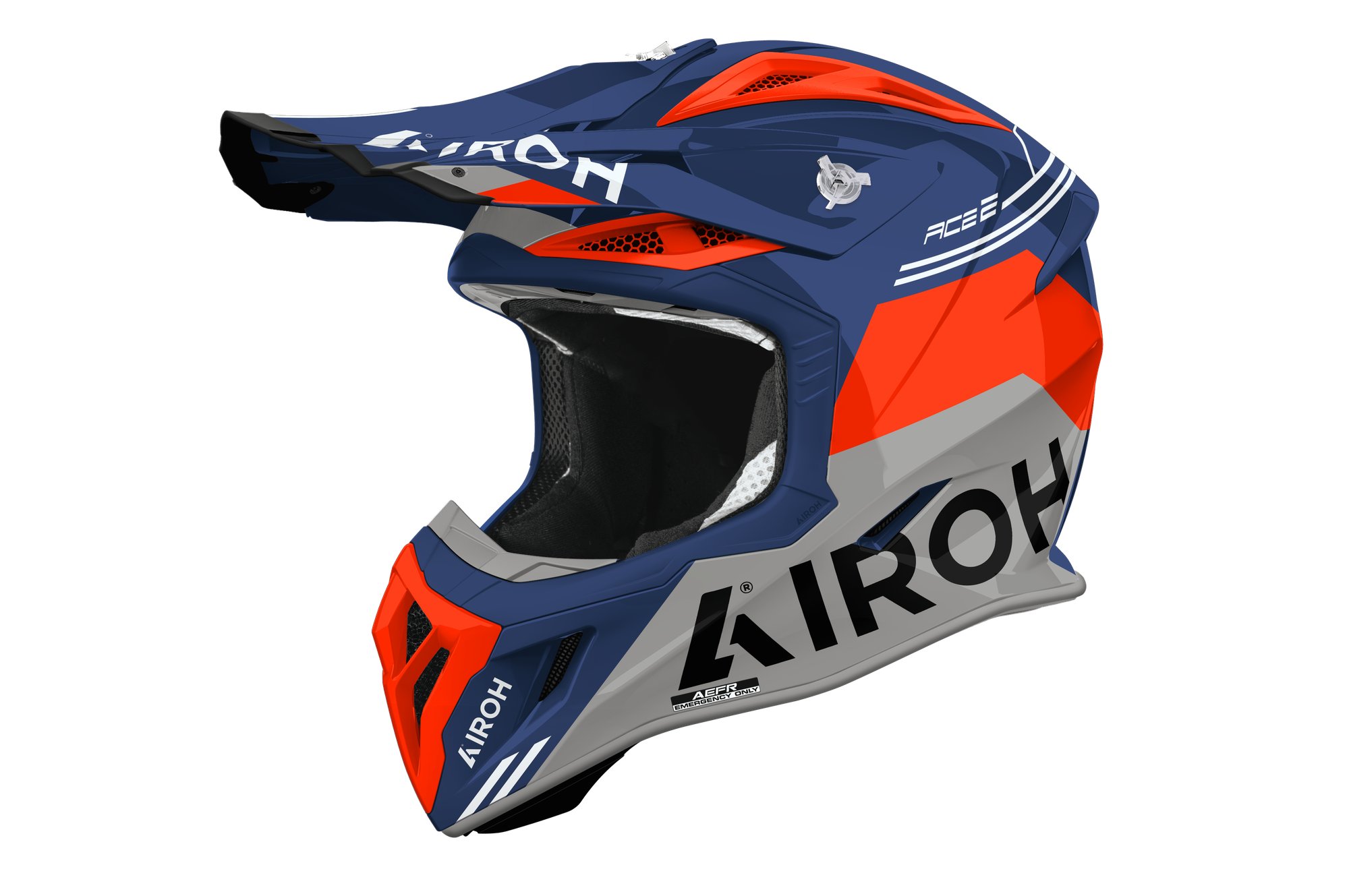 Airoh Hjälm Aviator Ace 2 Fury Grå/Grön/Orange