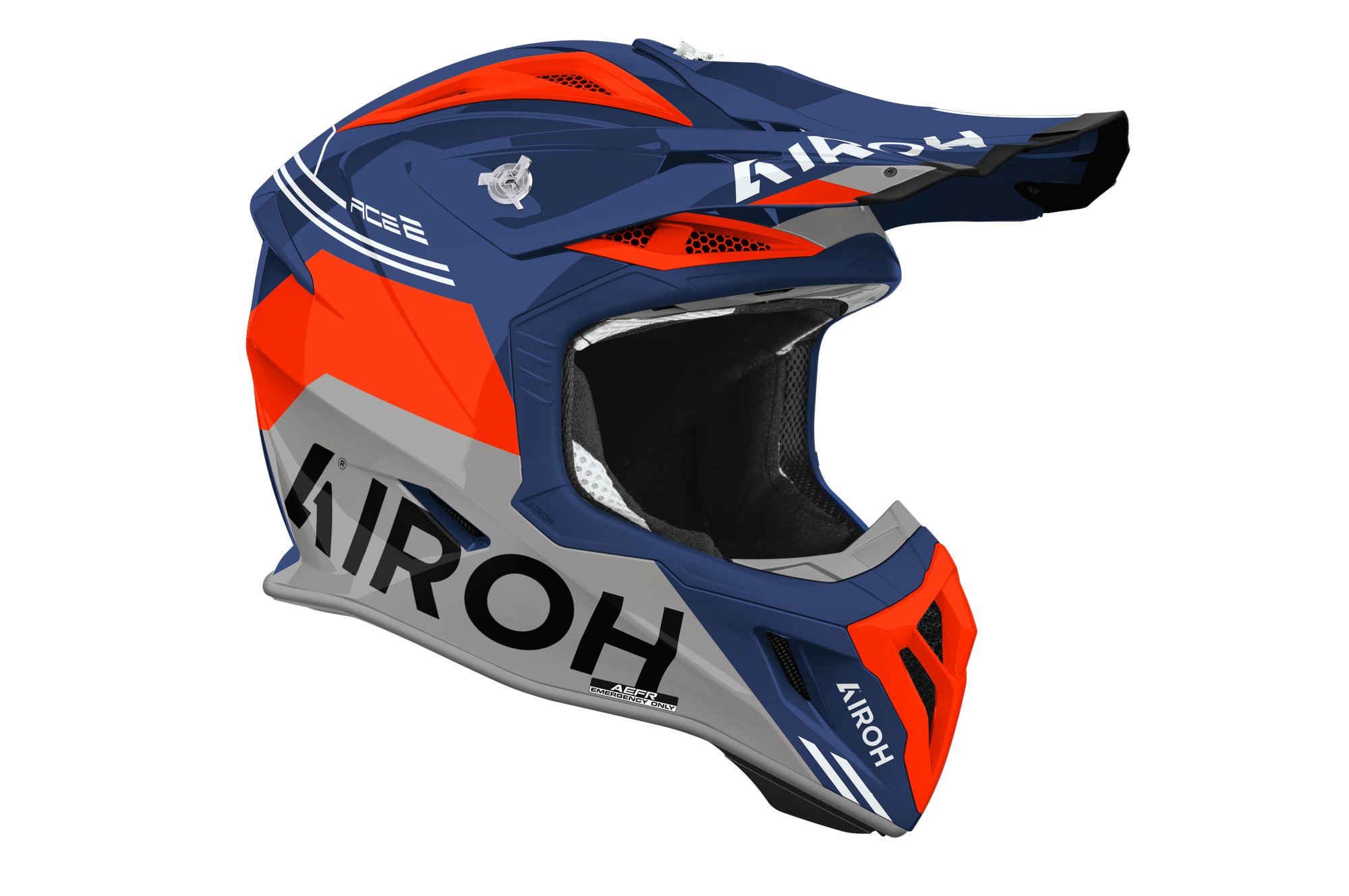 Airoh Hjälm Aviator Ace 2 Fury Grå/Grön/Orange