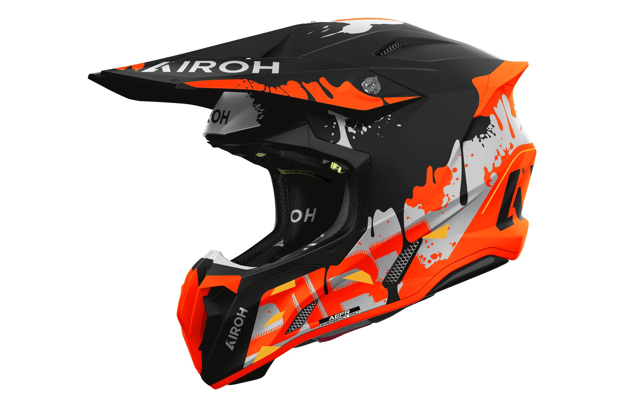 Airoh Hjälm Twist 3 Dirt Svart/Orange