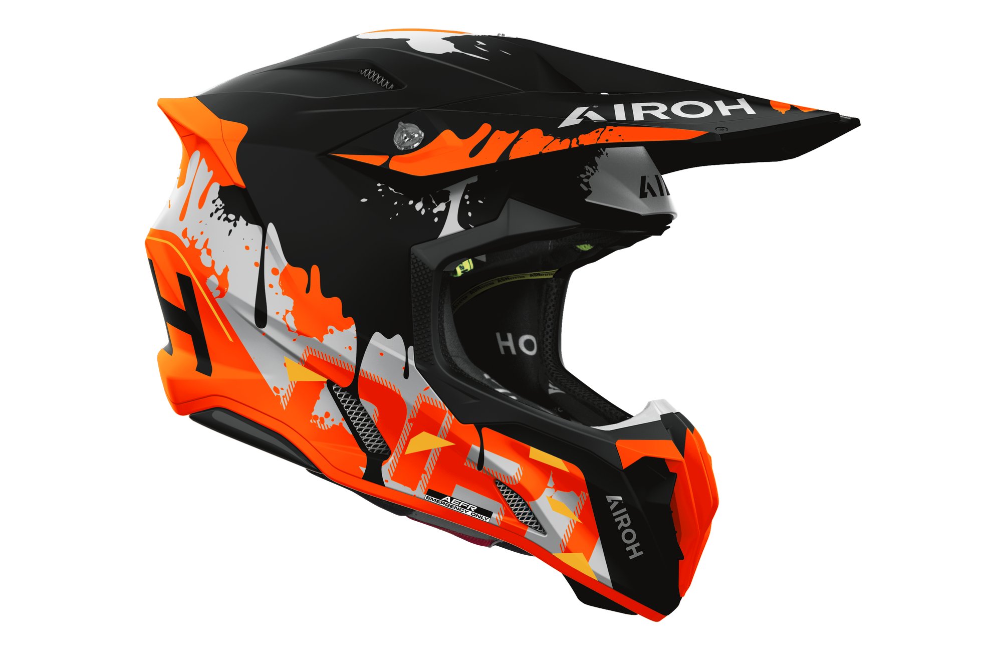 Airoh Hjälm Twist 3 Dirt Svart/Orange