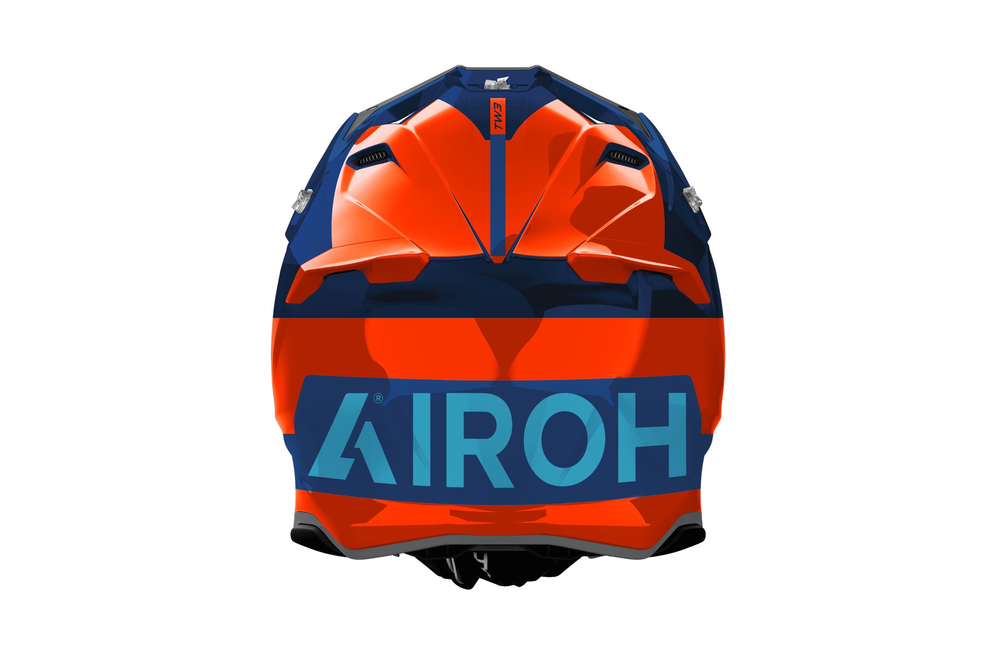 Airoh Hjälm Twist 3 Fancy Orange/Mörkblå/Blå