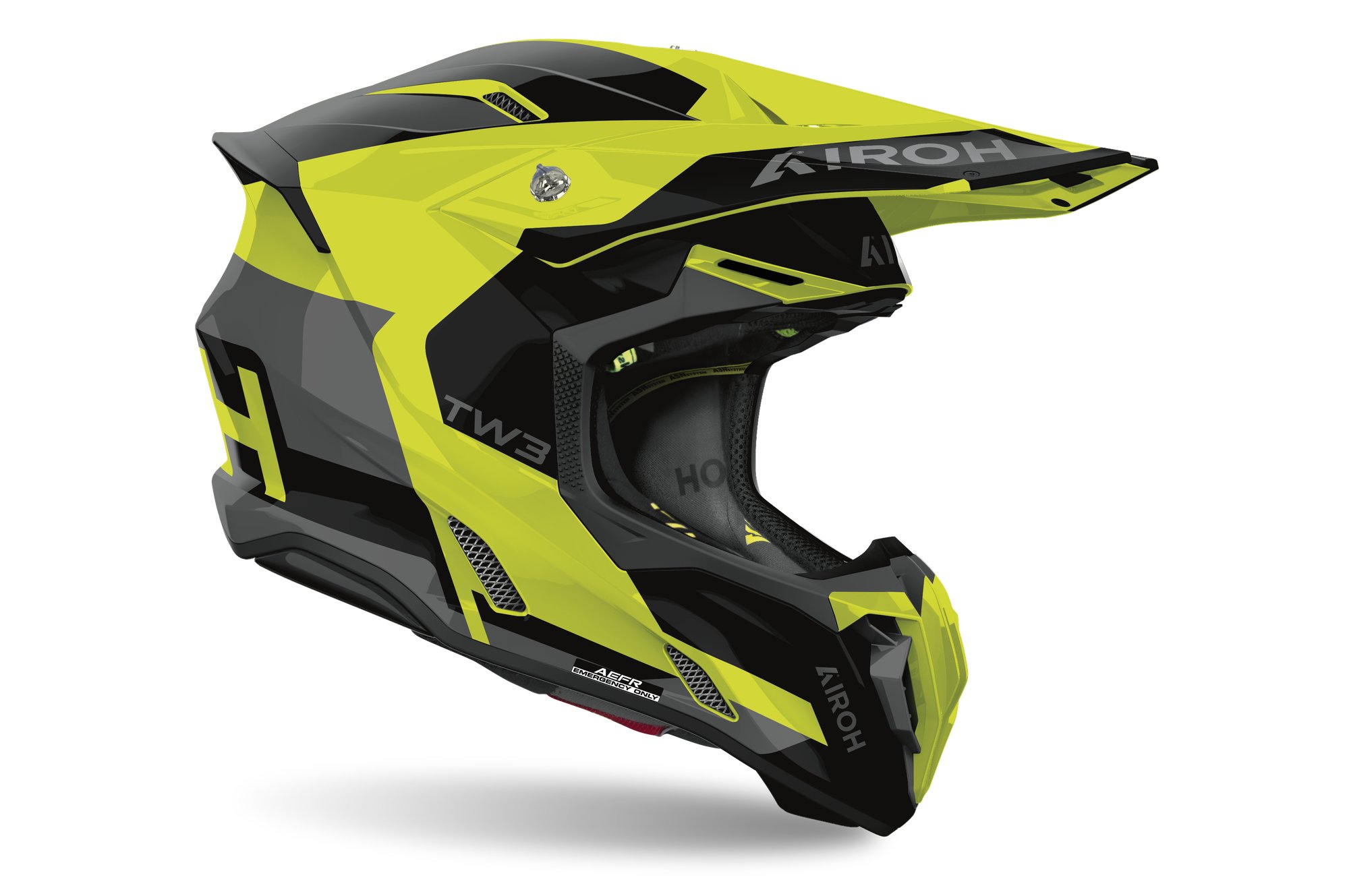 Airoh Hjälm Twist 3 Fancy Gul/Grå/Svart