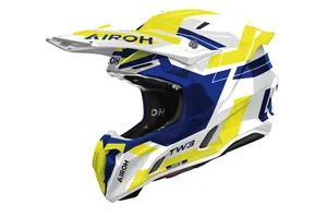 Airoh Hjälm Twist 3 Dynasty Vit/Gul/Blå