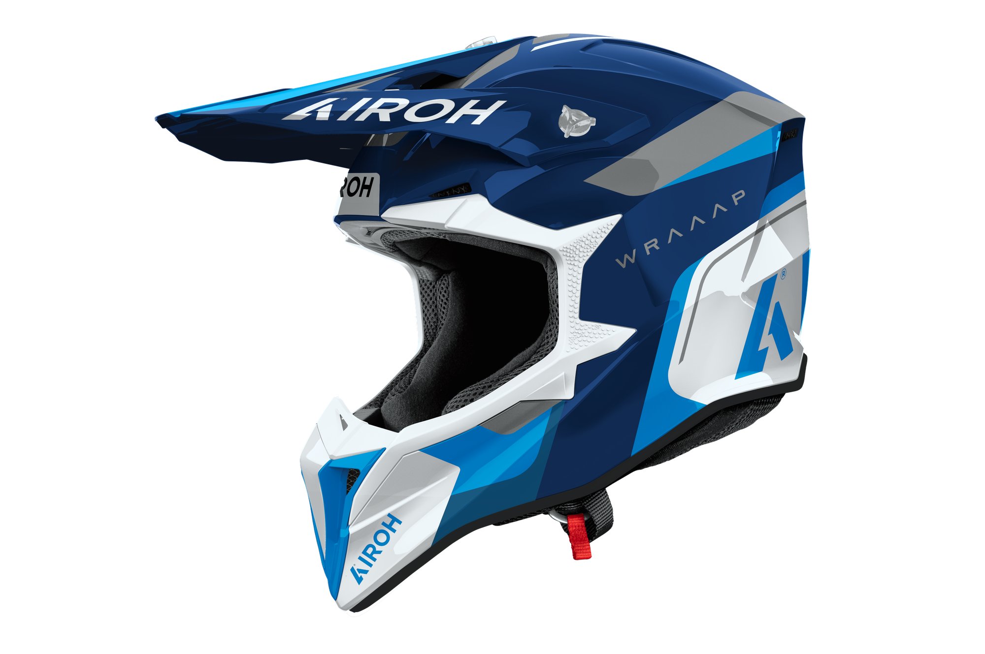 Airoh Hjälm Wraaap Conquer Blå/Mörkblå/Vit