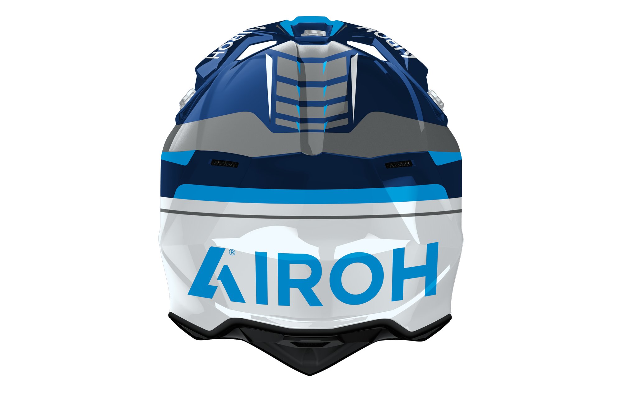 Airoh Hjälm Wraaap Conquer Blå/Mörkblå/Vit