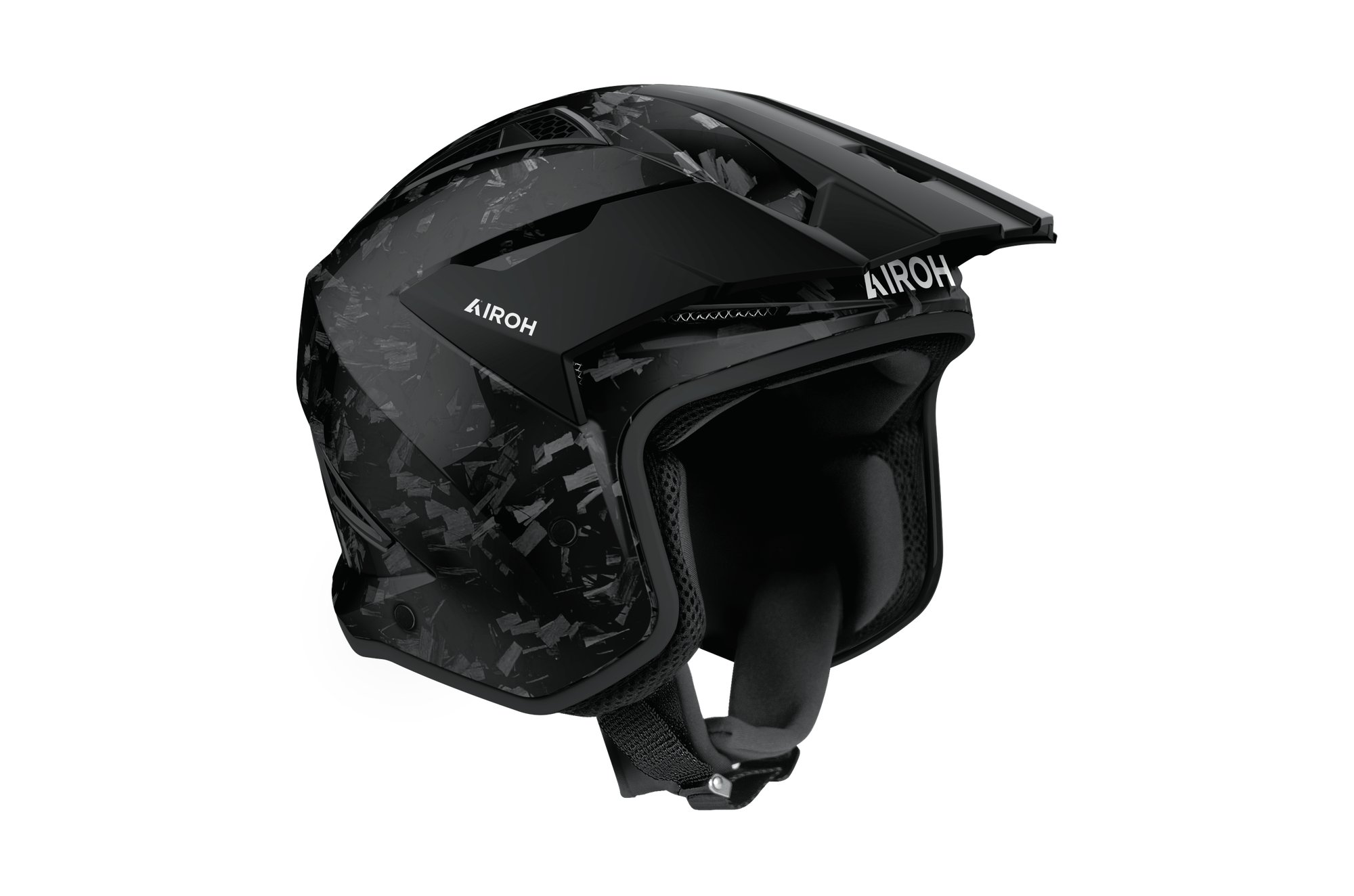 Airoh Hjälm TRR II Carbon Glansig