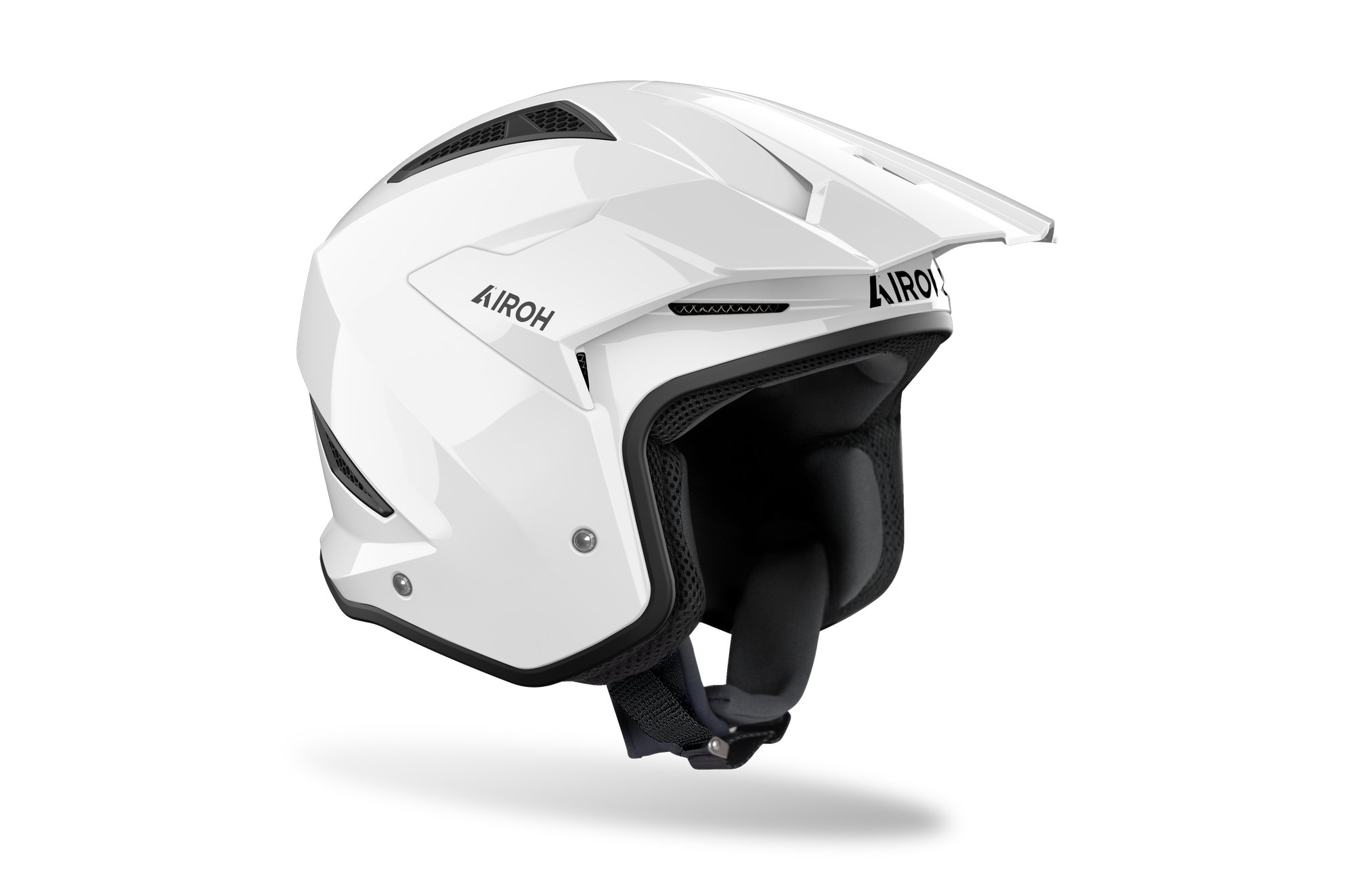 Airoh Hjälm TRR II Color Vit Glansig