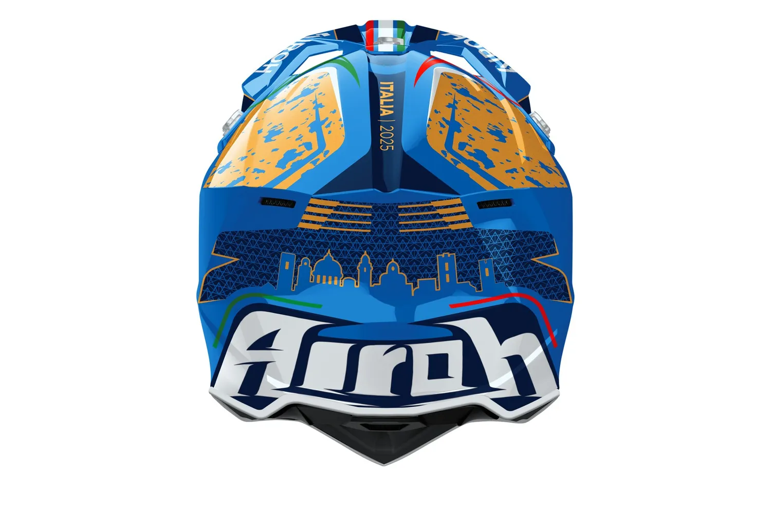 Airoh Hjälm Wraaap 6DAYS Italy 2025 glansig