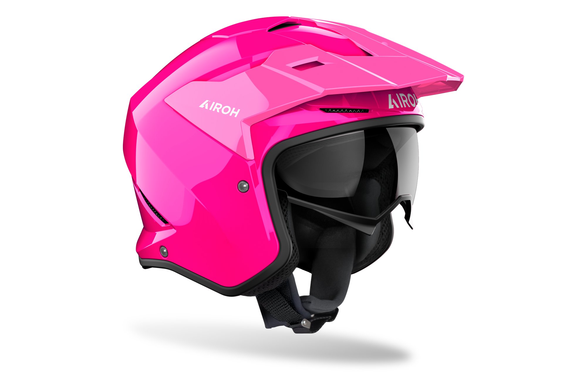 Airoh Hjälm Kombakt Color Rosa glansig