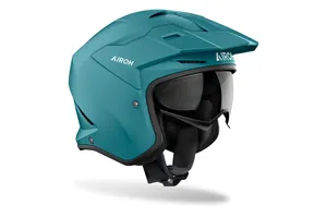 Airoh Hjälm Kombakt Color petrol Grön matt