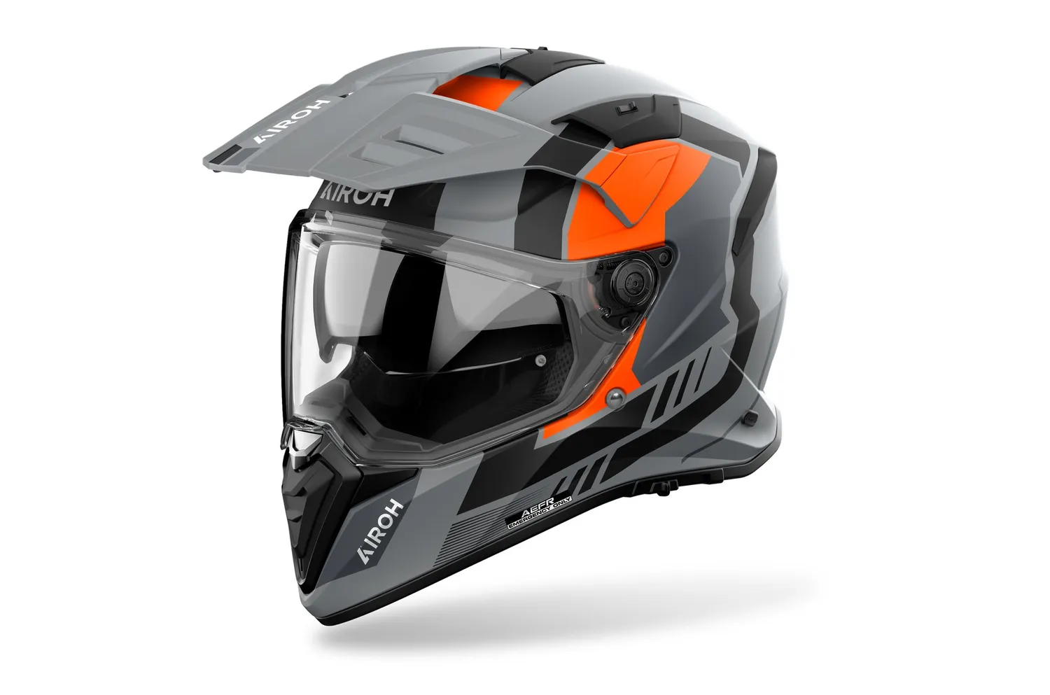 Airoh Hjälm Bandit Horn orange matt