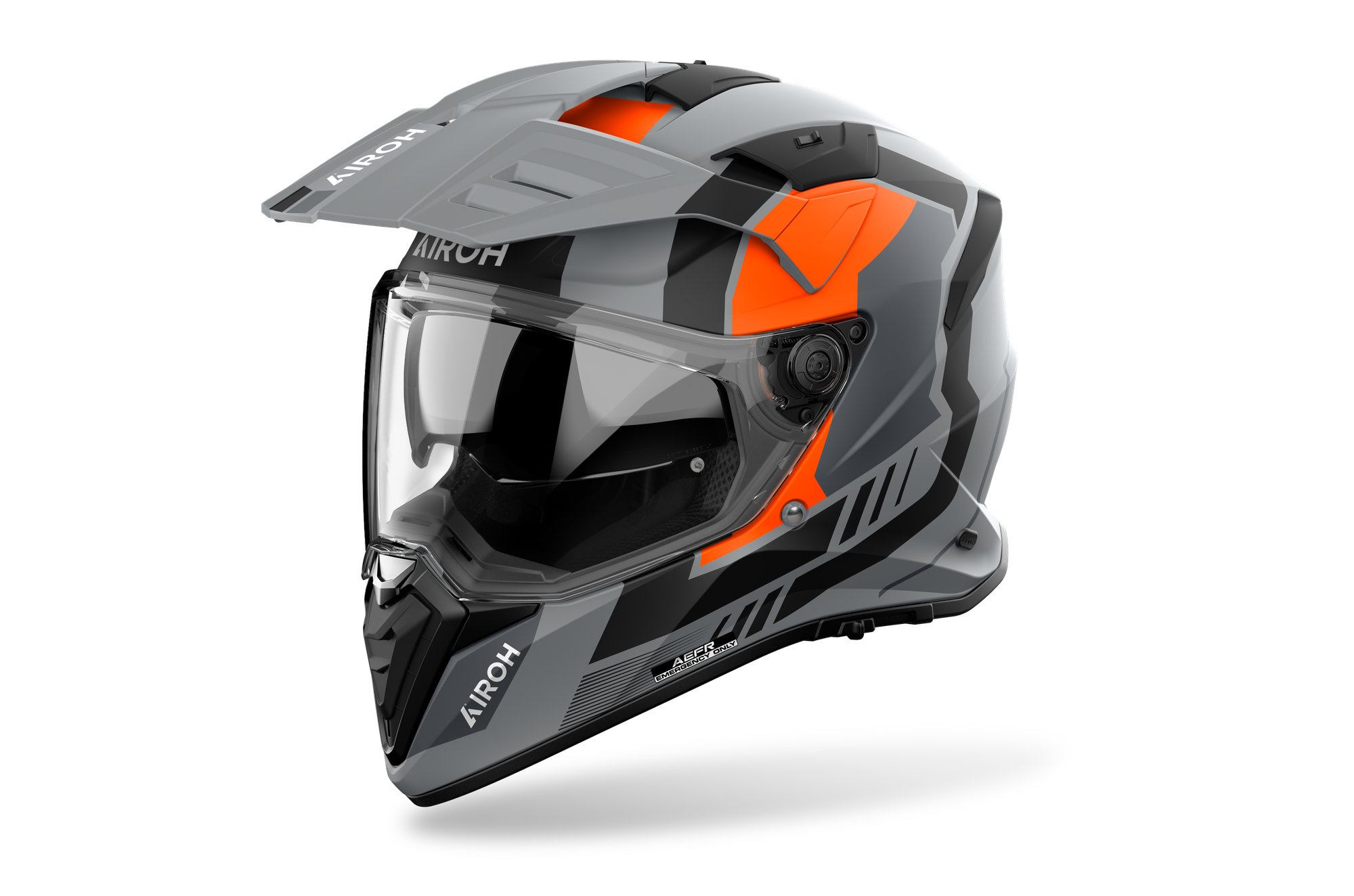 Airoh Hjälm Bandit Horn orange matt