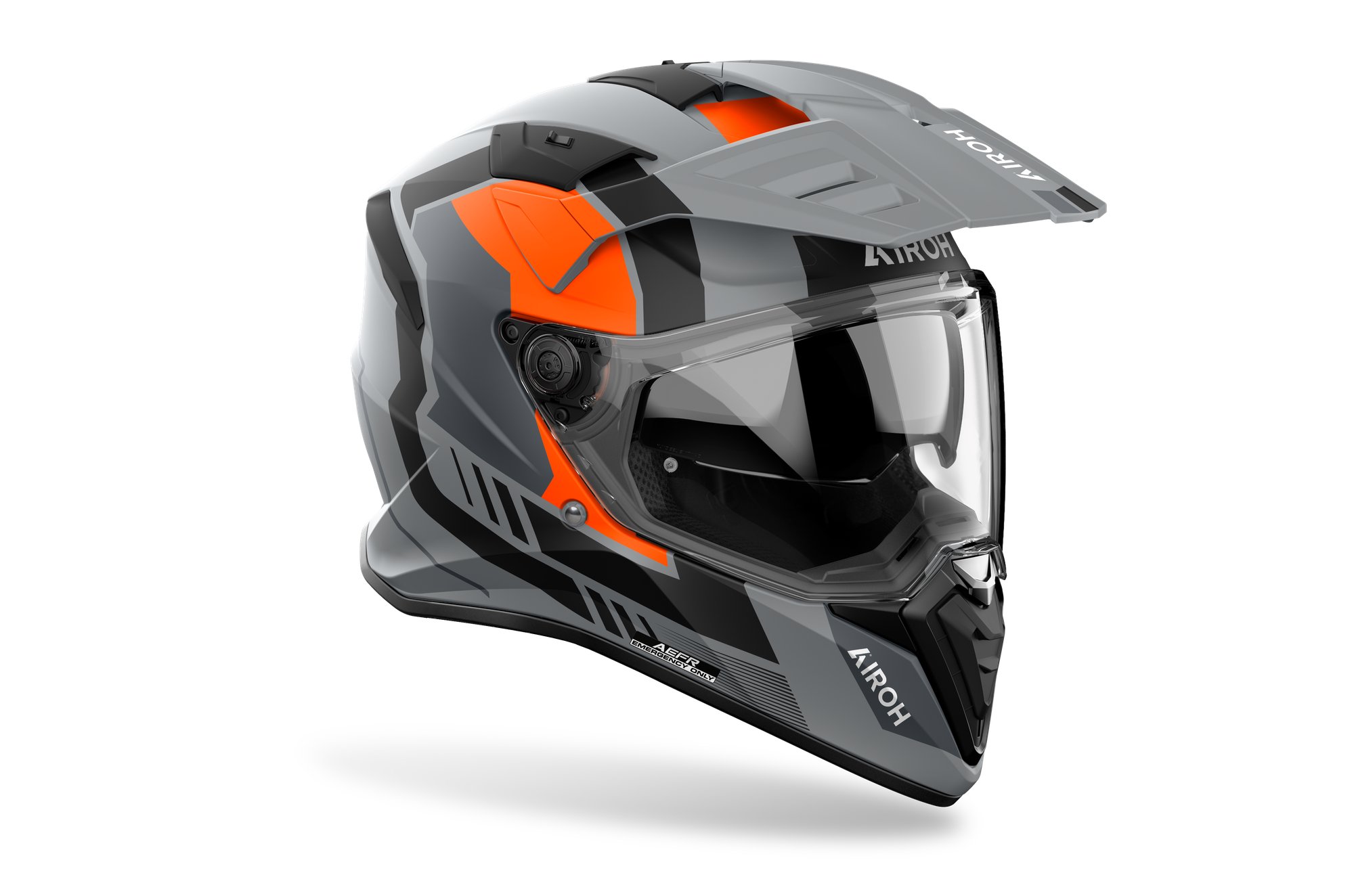 Airoh Hjälm Bandit Horn orange matt