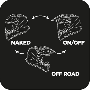 Airoh Hjälm Commander 2 Carbon Stylish glansig