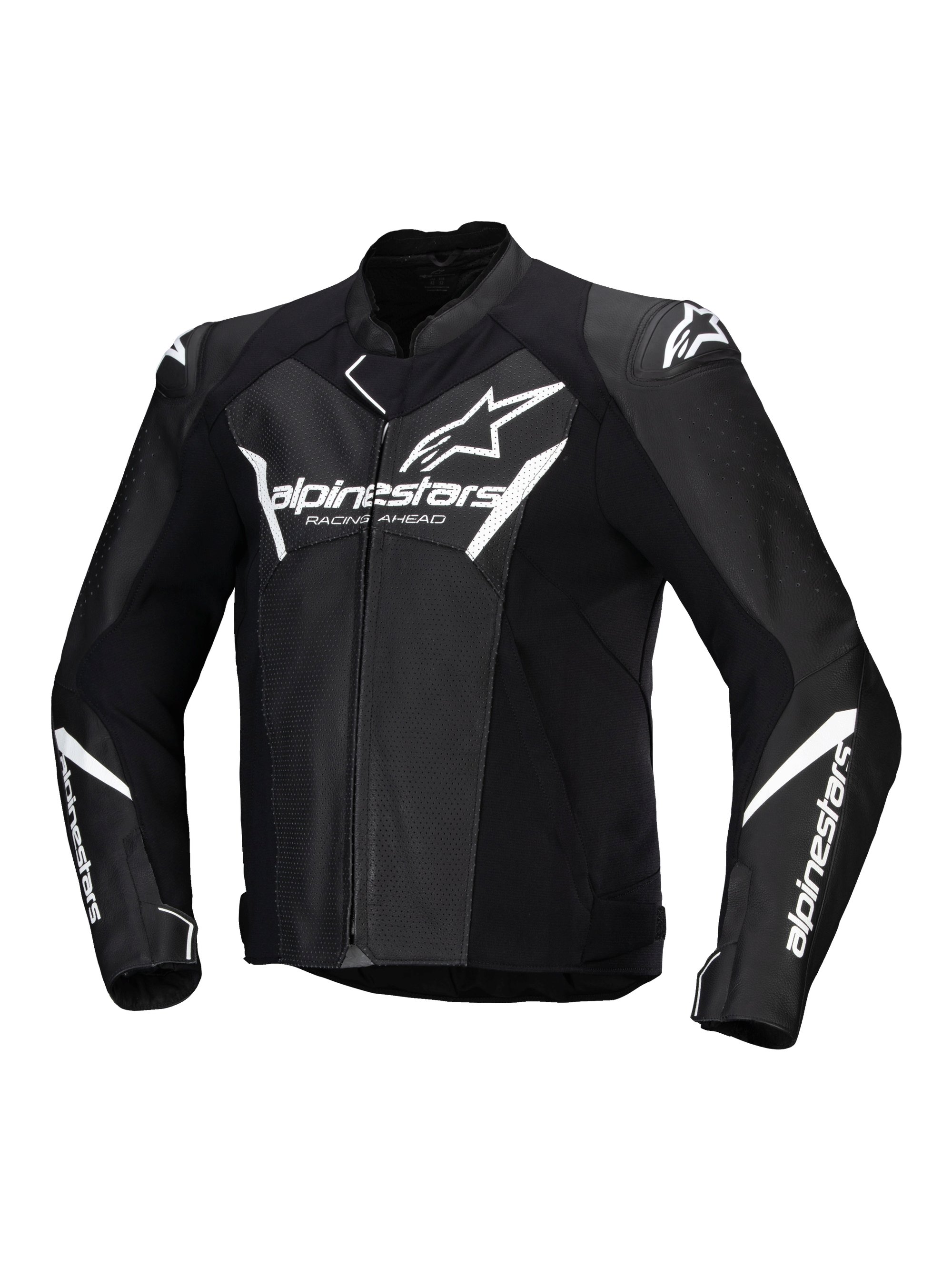 Alpinestars Skinnjacka Faster v3 Airflow Svart/Vit