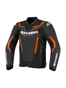Alpinestars Skinnjacka GP Force v2 Svart/Fluo Röd