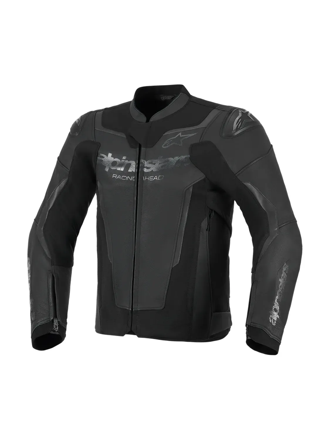 Alpinestars Skinnjacka GP Force v2 Svart/Svart
