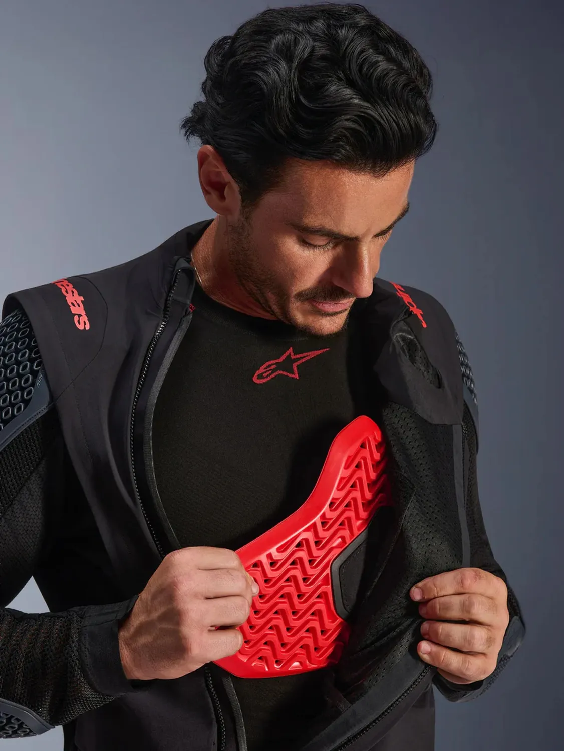 Alpinestars Jacka Halo Pro Drystar XF Laminerad Svart/Röd