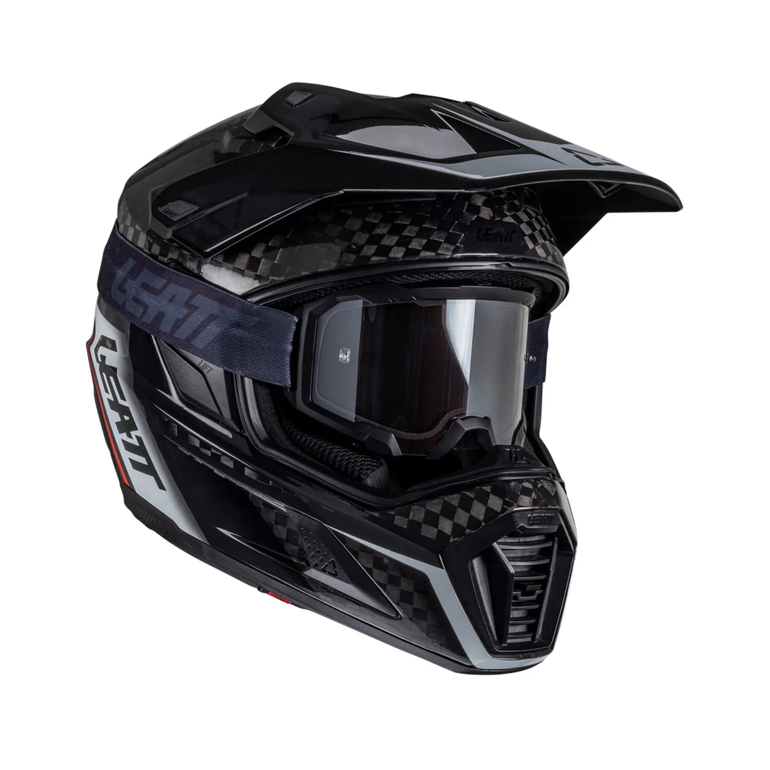 Leatt Hjälm + Goggles ADV 9.5 Carbon Svart
