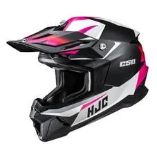 HJC Helmet C50 Slide Svart/Rosa MC8SF
