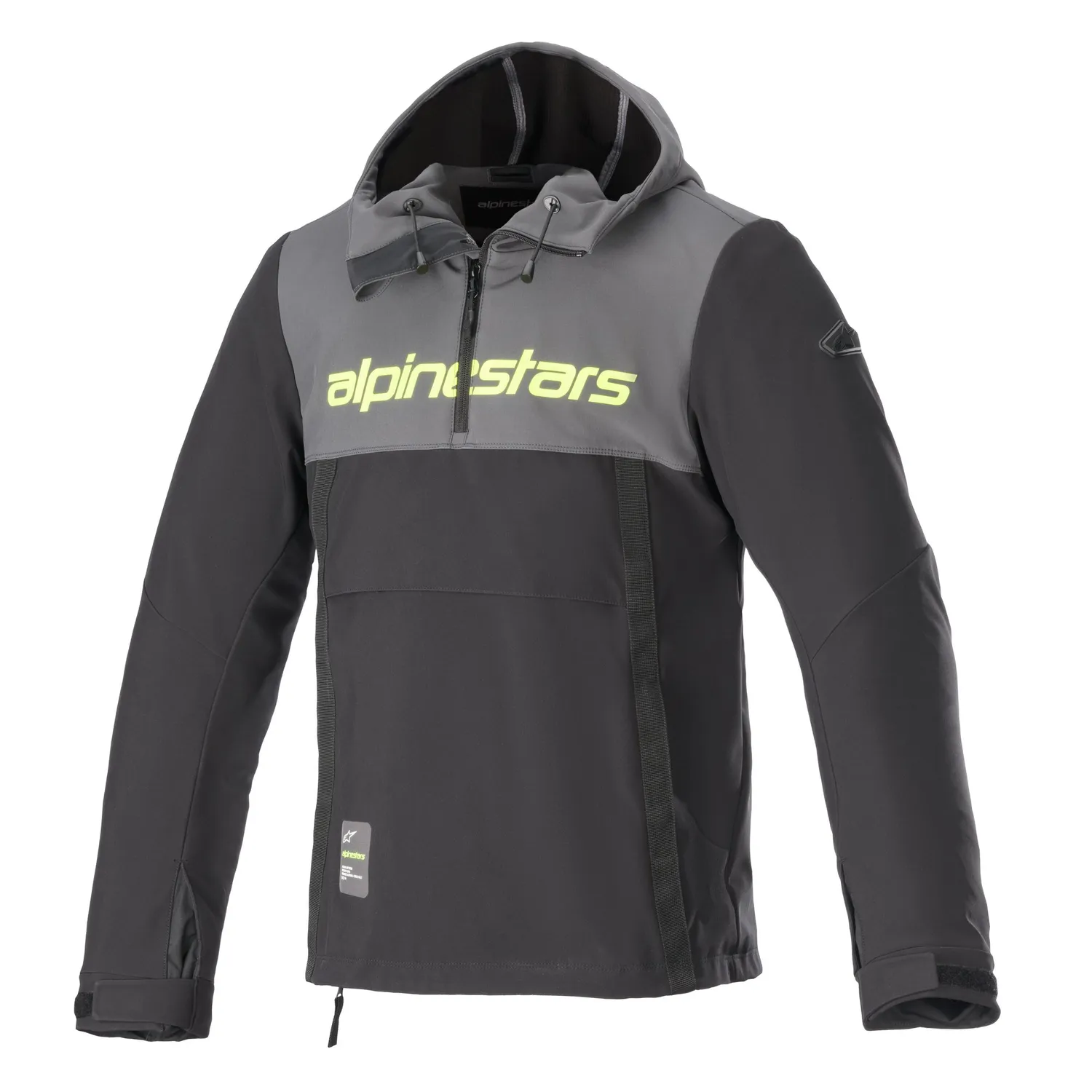 Alpinestars Hoodie Sherpa Grå/Svart/Gul Fluo 