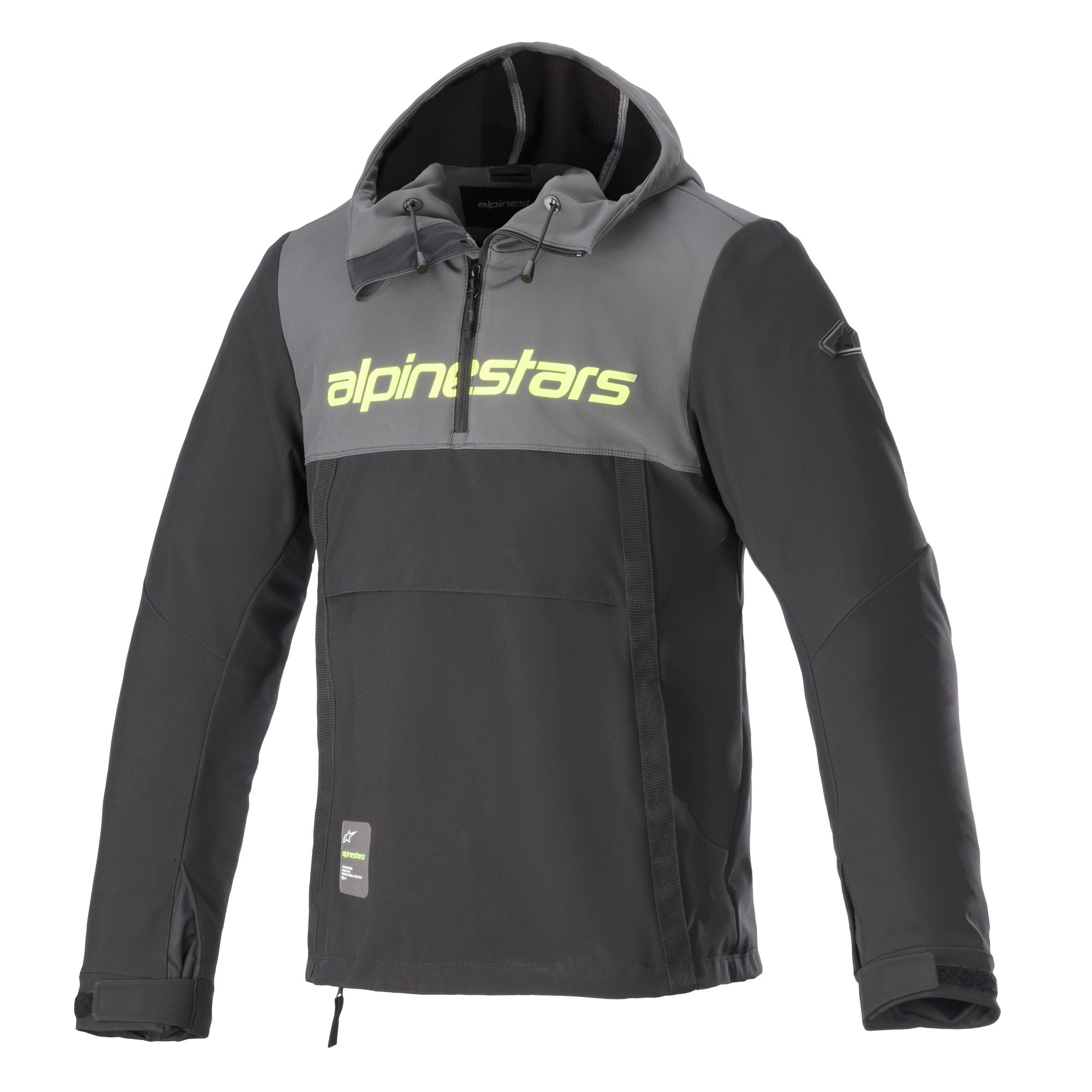 Alpinestars Hoodie Sherpa Grå/Svart/Gul Fluo 