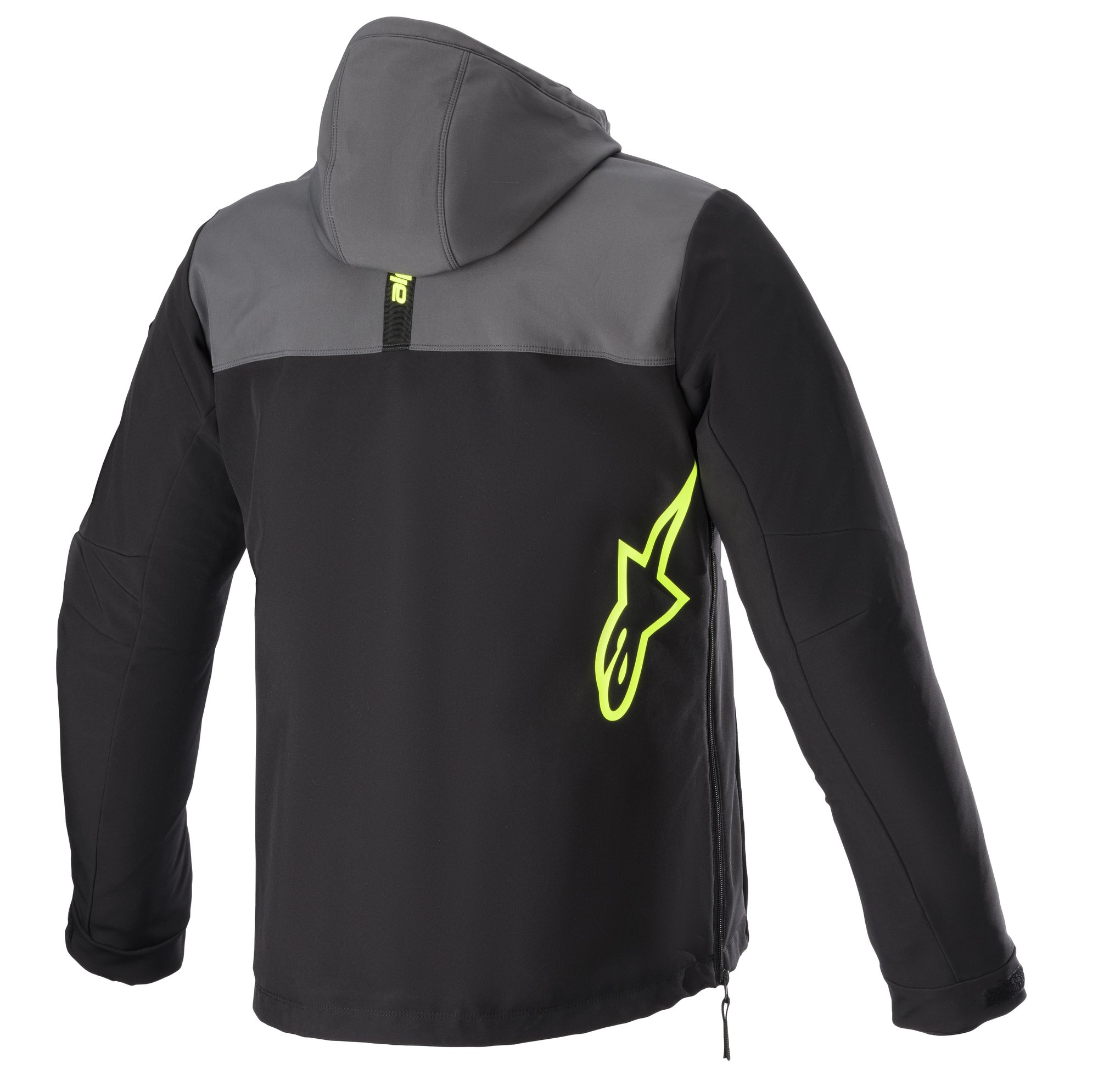 Alpinestars Hoodie Sherpa Grå/Svart/Gul Fluo 