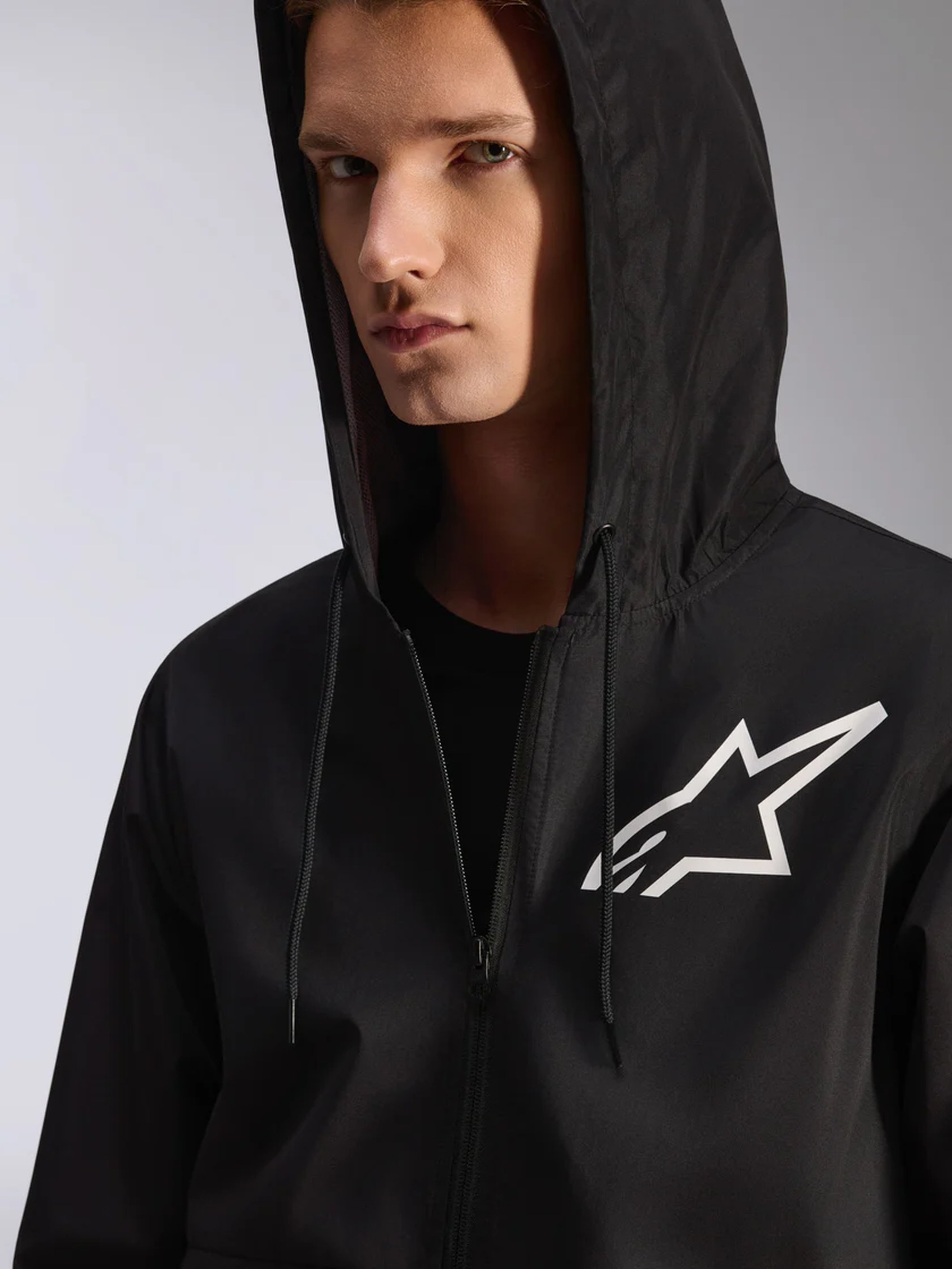 Alpinestars Jacket Speeder Chromium Windbreaker Black/White