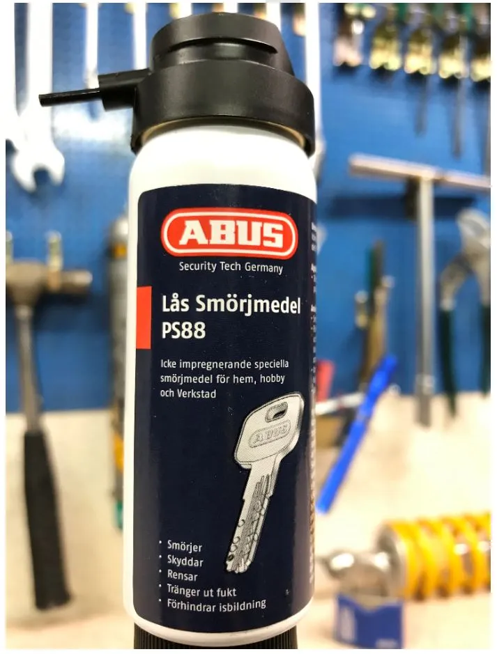 ABUS Låsspray 50 ml Swedish text
