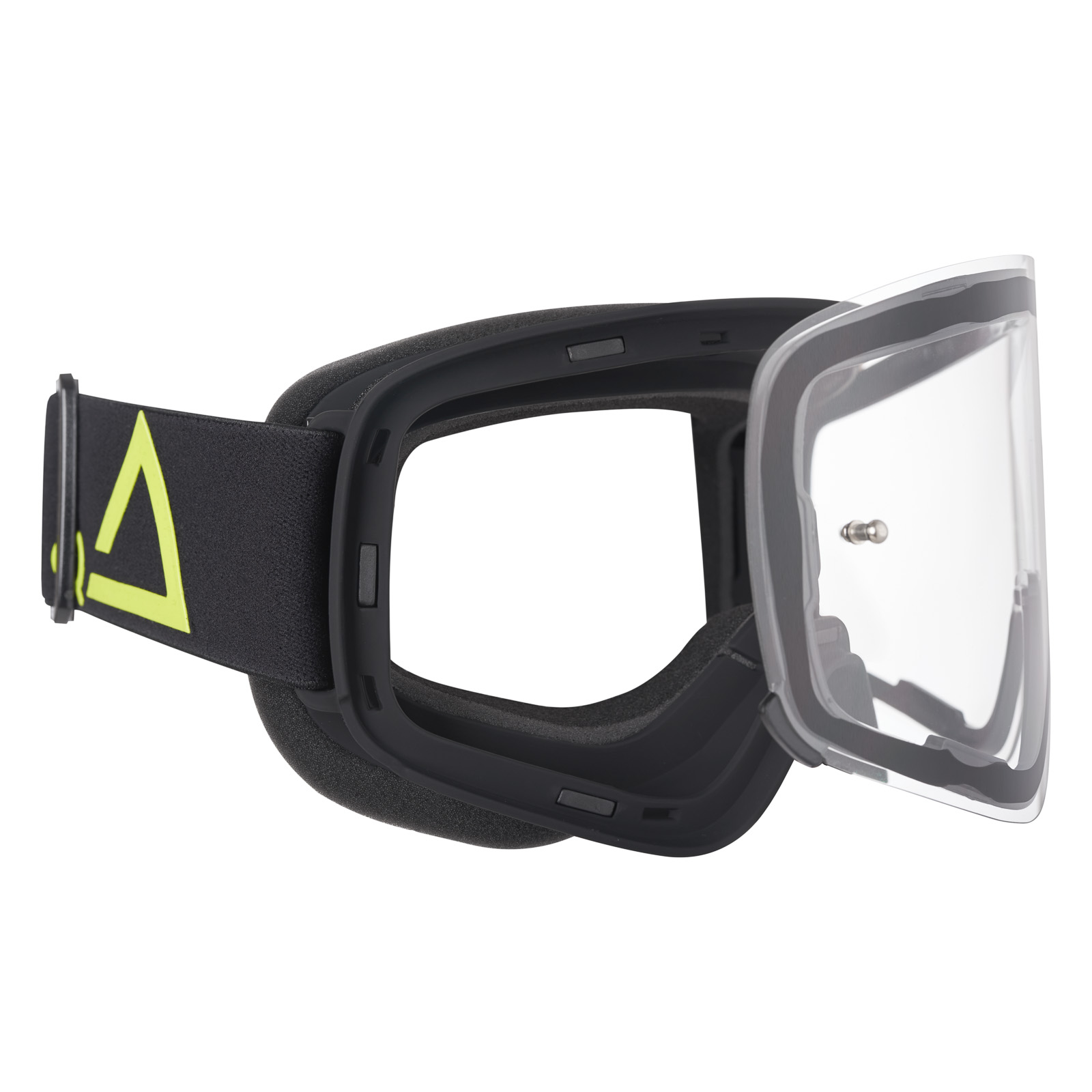 AMOQ Vision Magnetic Crossglasögon Black-HiVis - Clear
