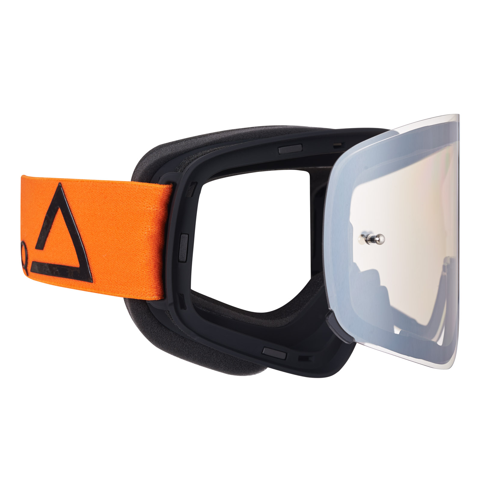 AMOQ Vision Magnetic Crossglasögon Orange-Black - Silver Mirror