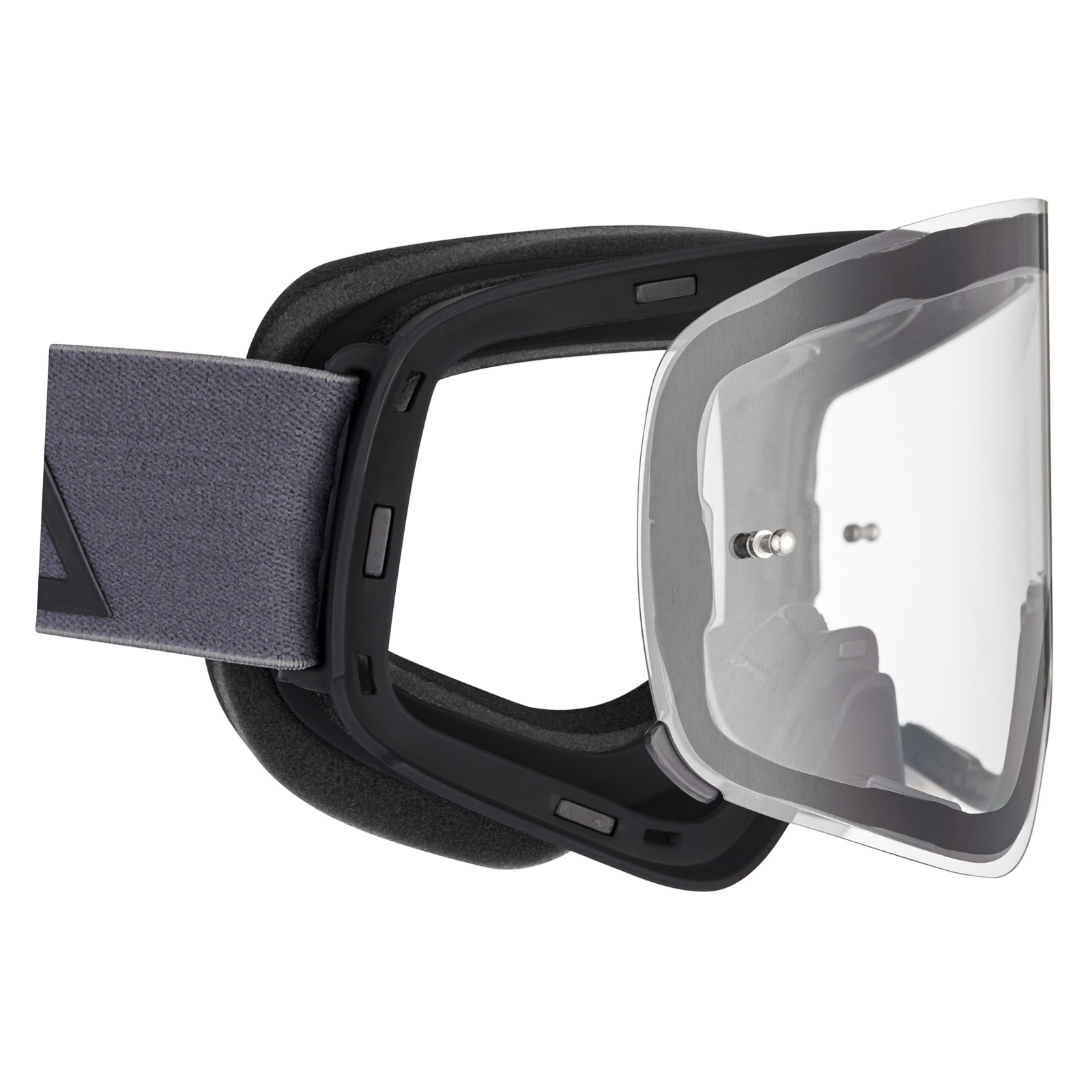 AMOQ Vision Magnetic Crossglasögon Dark Grey-Black - Clear