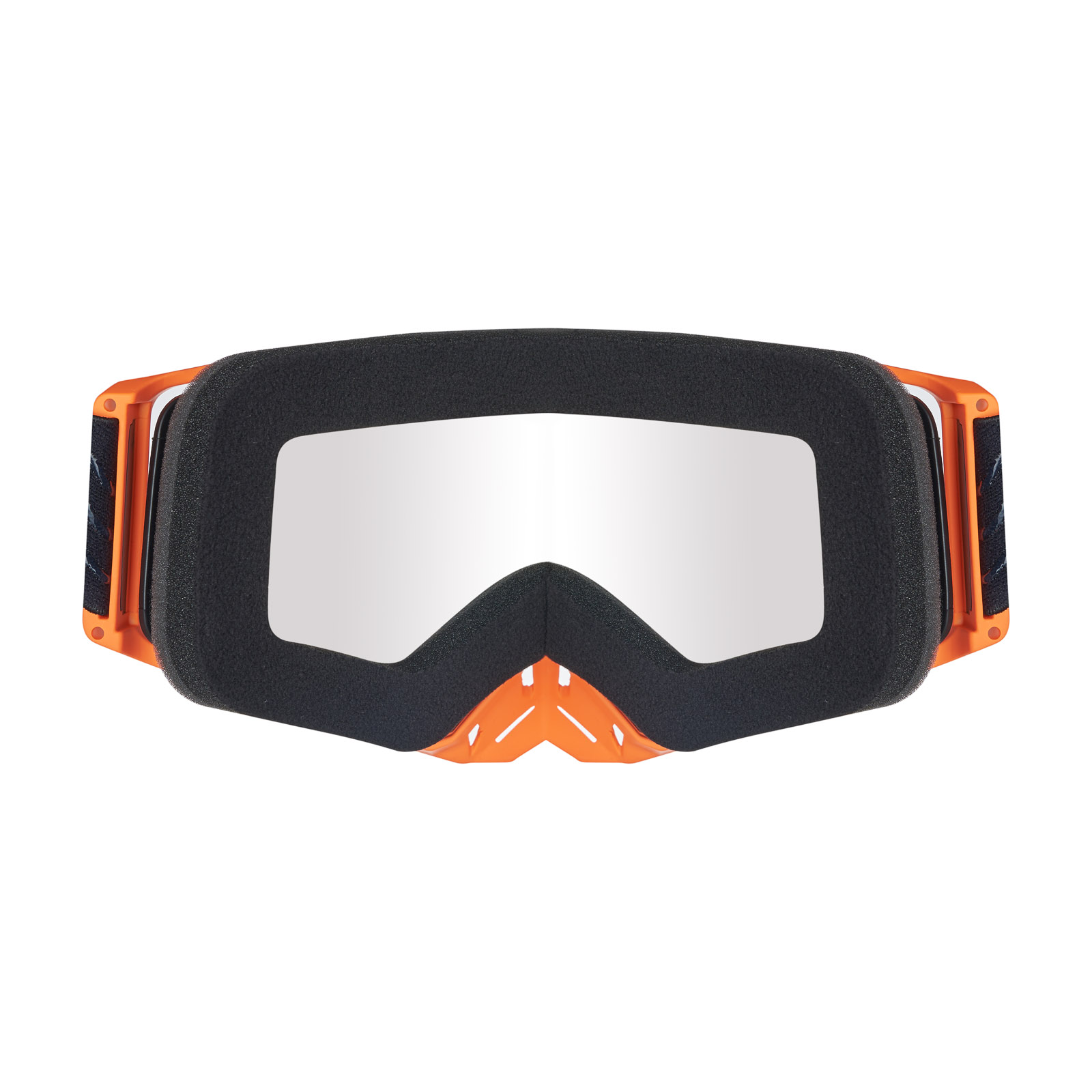 AMOQ Aster Crossglasögon Black-Orange - Silver Mirror