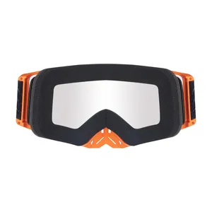 AMOQ Aster Crossglasögon Black-Orange - Silver Mirror