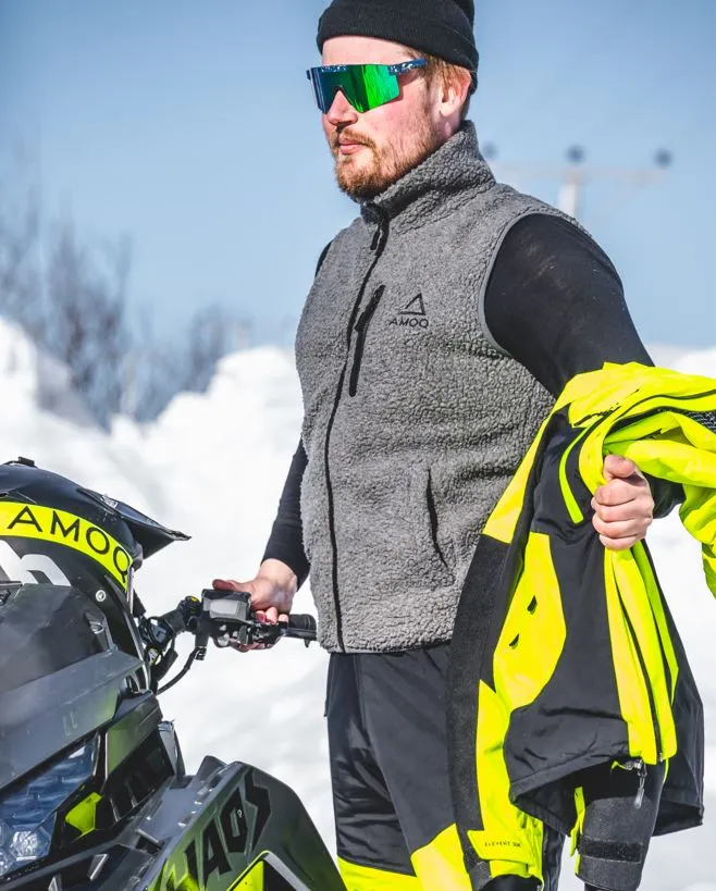 AMOQ Polar Fleece Väst Grå 