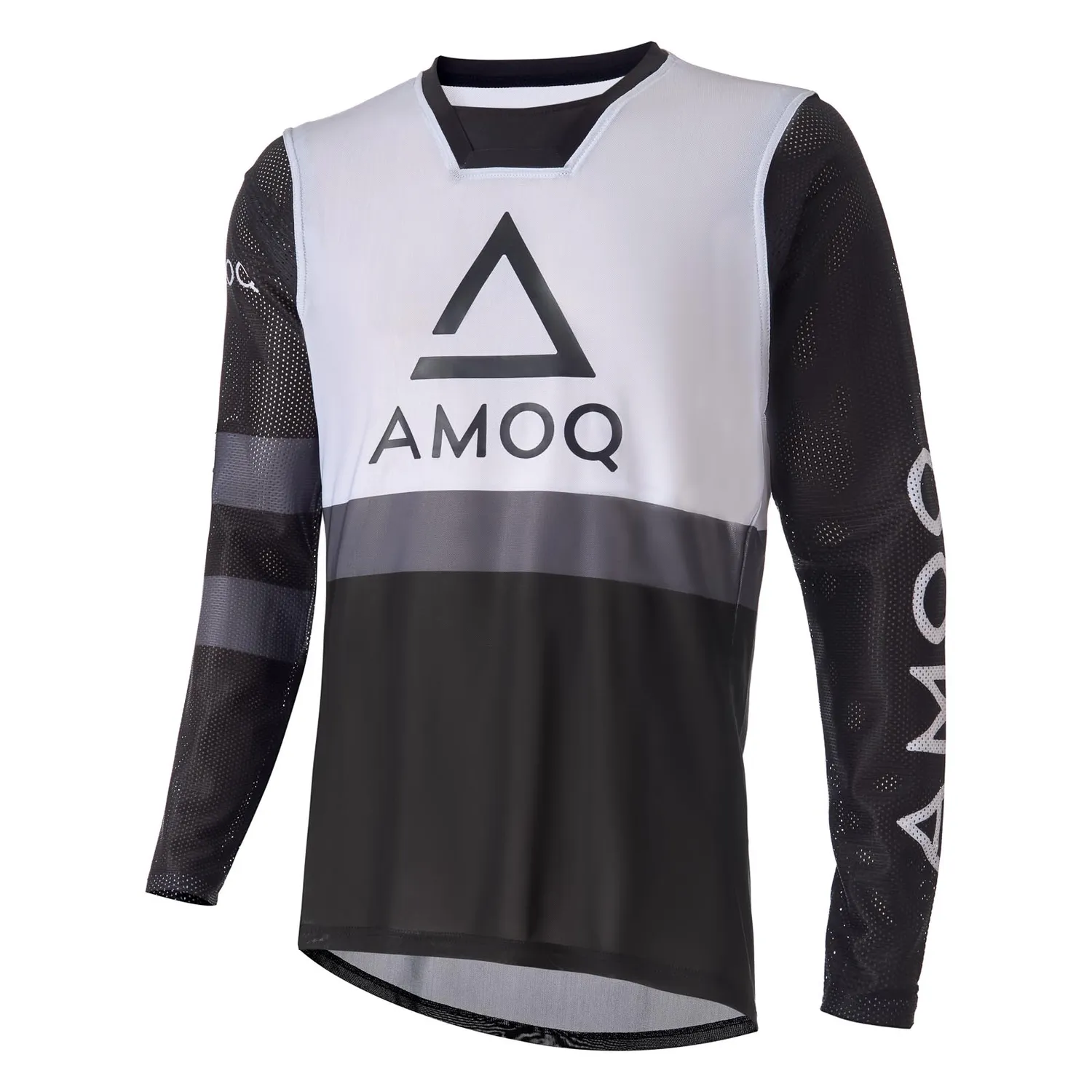 AMOQ Airline Mesh Crosströja Svart/Vit