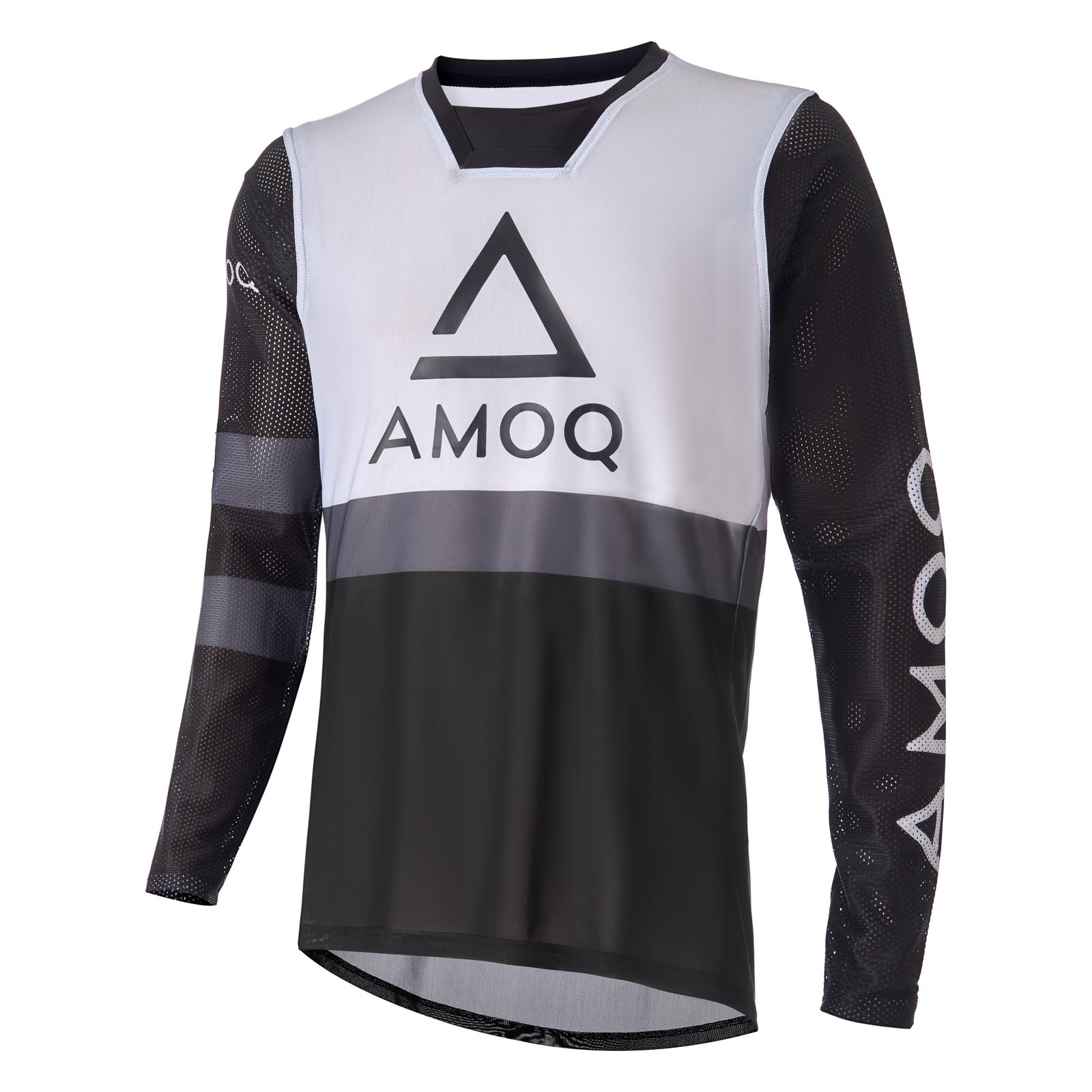 AMOQ Airline Mesh Crosströja Svart/Vit
