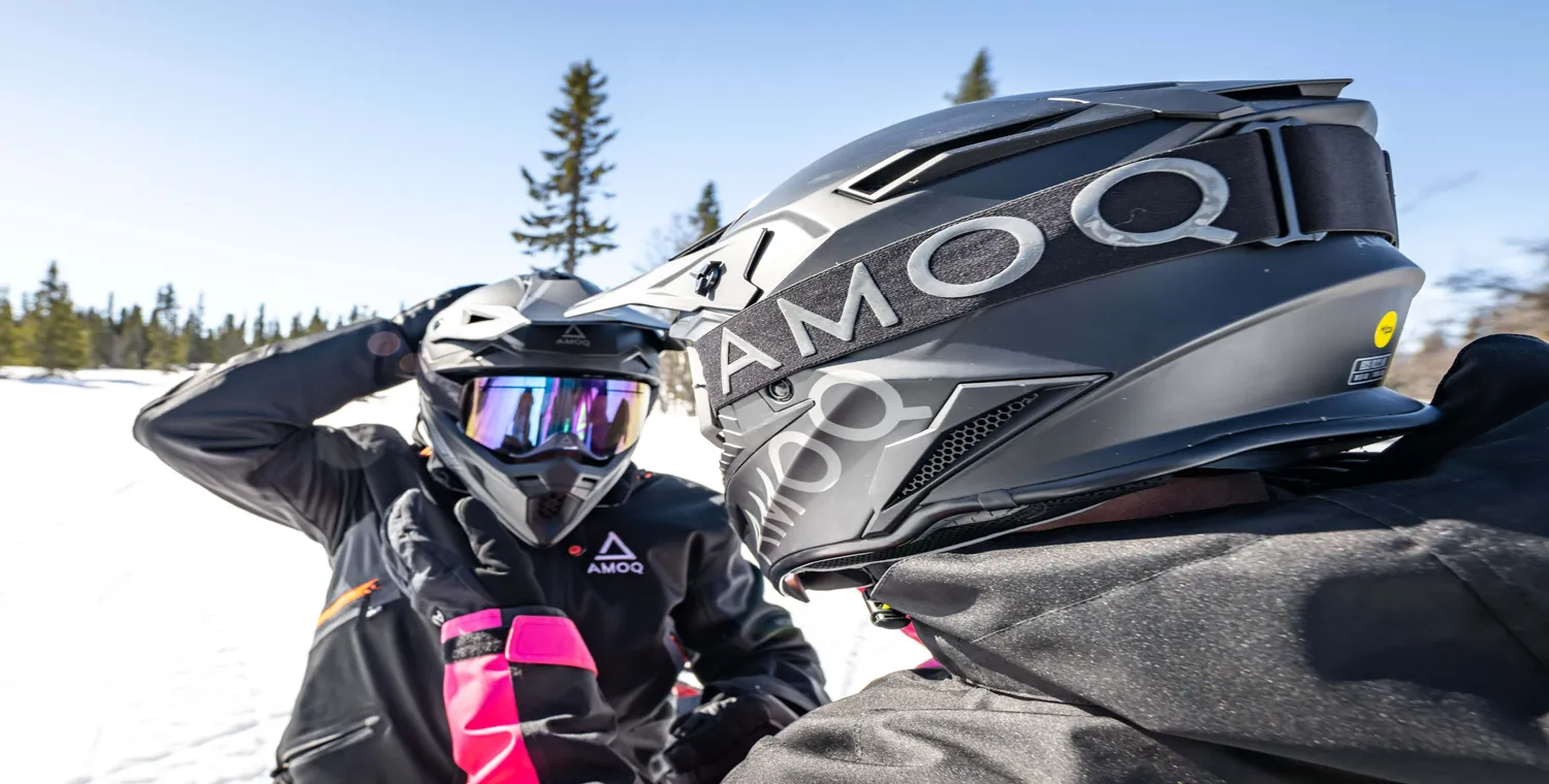 AMOQ Hjälm Meteor V2 Svart/Grå 